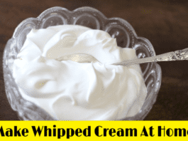 Whipped cream recipe in hindi