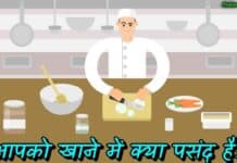 आपको खाने में क्या पसंद है – जानिए विभिन्न जवाब aapko khane me kya pasand hai